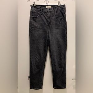 Madewell perfect vintage crop jeans in sumner wash